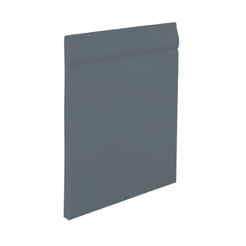 Roppe Pinnacle Plus Wall Base Classic #25 Steel Blue 4 9/16" x 60' Roll by 3/16" Straight (Toeless)