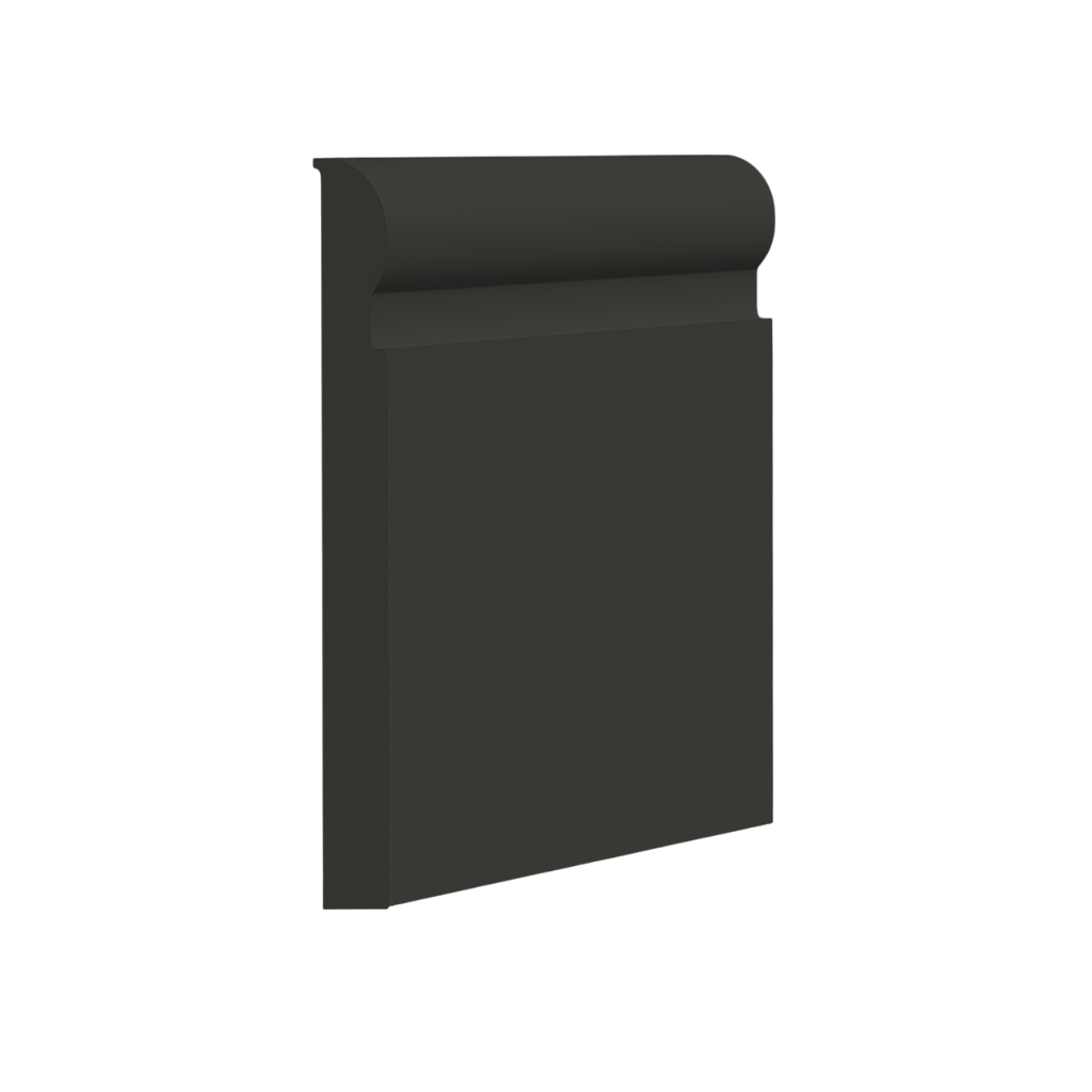Roppe Pinnacle Plus Wall Base Contrive #05 Black Brown 2 1/2" x 60' Roll by 1/4" Straight (Toeless)