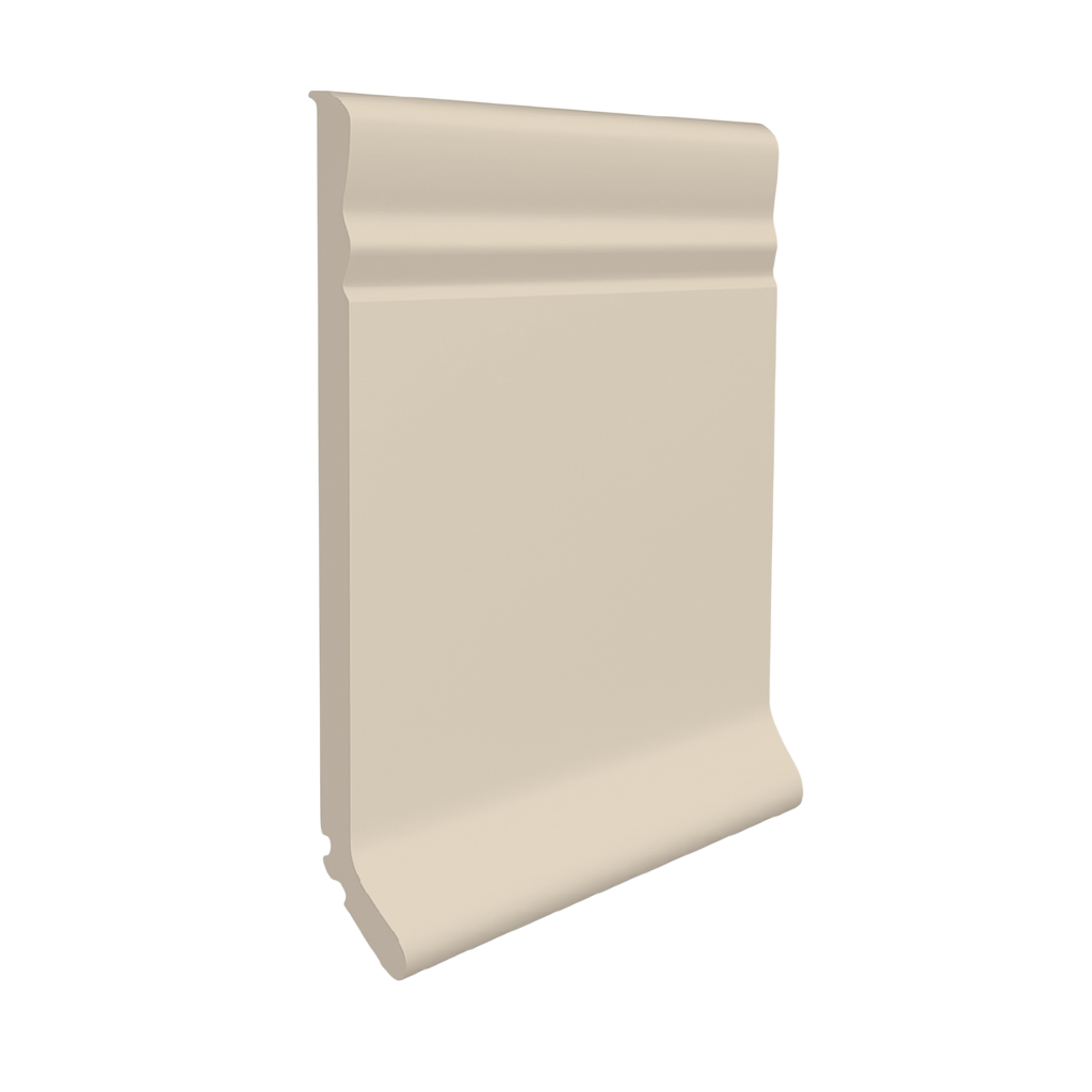 Roppe Pinnacle Plus Wall Base Draft #20 Natural 4" x 120' Roll by 1/8" Cove (with Toe)