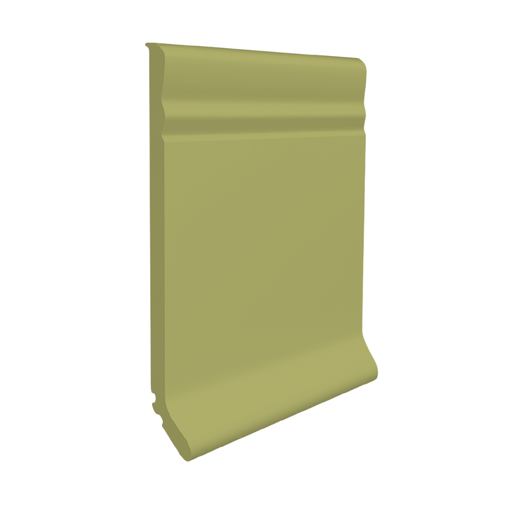 Roppe Pinnacle Plus Wall Base Draft #20 Spring Dill 4" x 120' Roll by 1/8" Cove (with Toe)