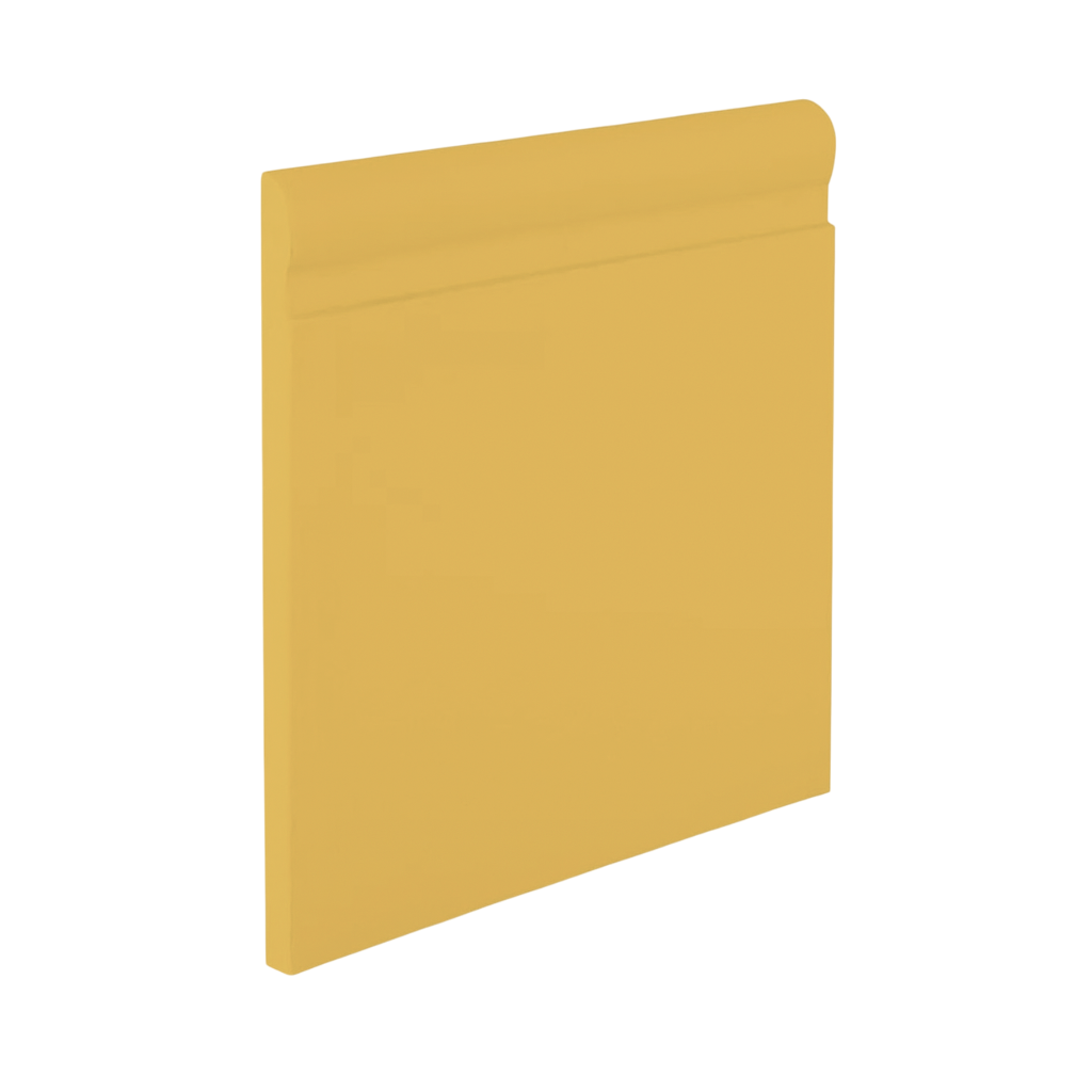 Roppe Pinnacle Plus Wall Base Fashion #85 Mimosa 4.25" x 60' Roll by 1/4" Straight (Toeless)