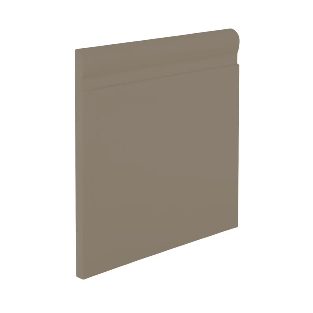 Roppe Pinnacle Plus Wall Base Fashion #85 Pewter 4.25" x 60' Roll by 1/4" Straight (Toeless)