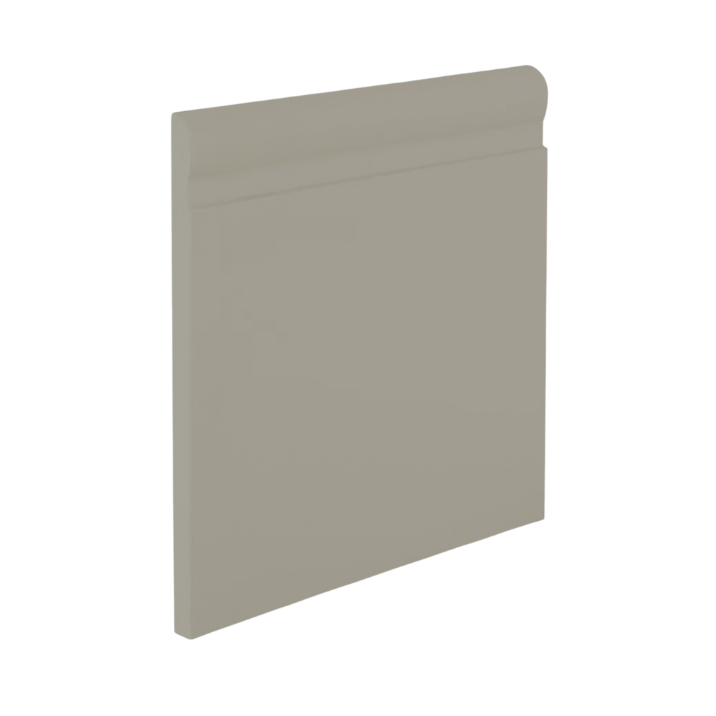 Roppe Pinnacle Plus Wall Base Fashion #85 Smoke 4.25" x 60' Roll by 1/4" Straight (Toeless)