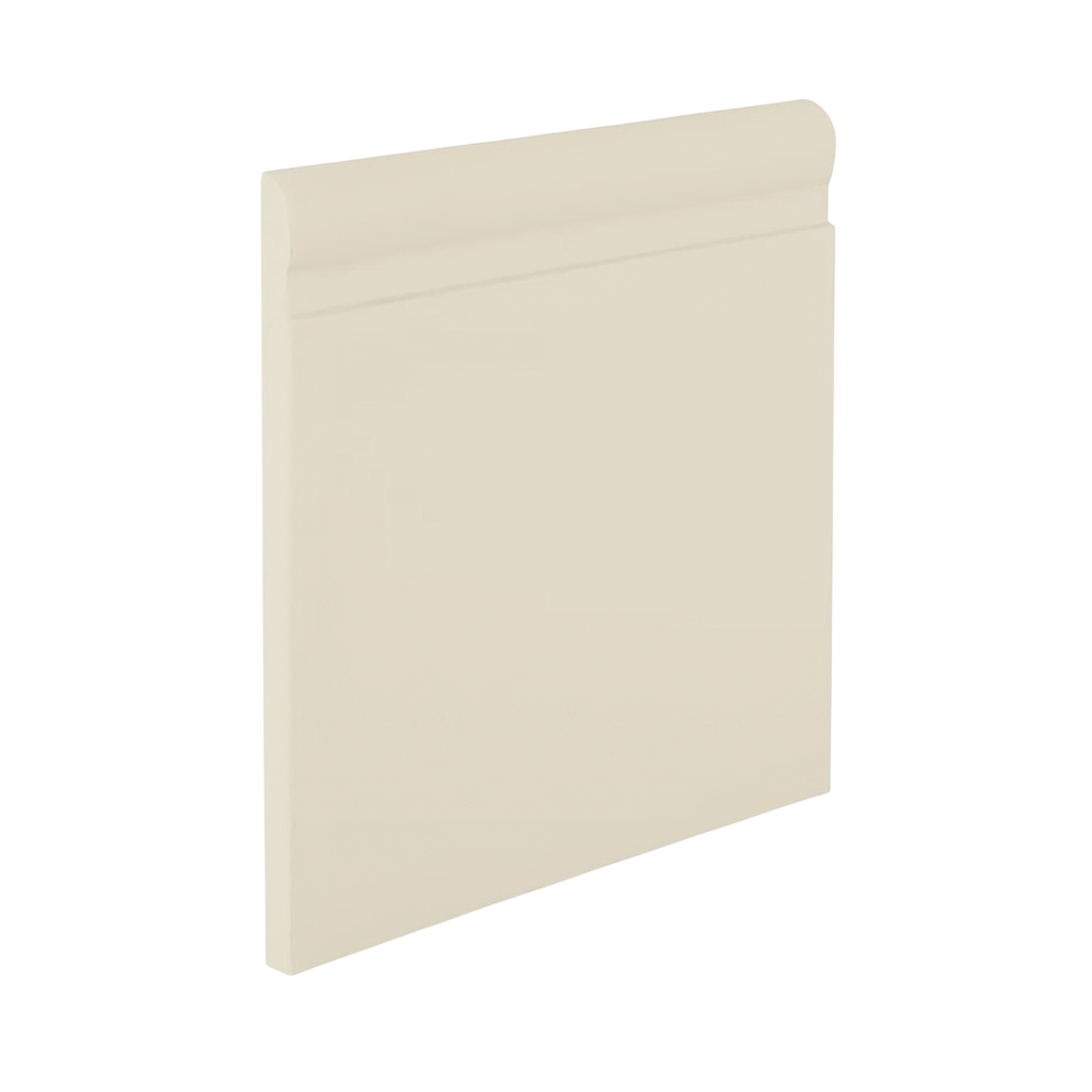 Roppe Pinnacle Plus Wall Base Fashion #85 Snow 4.25" x 60' Roll by 1/4" Straight (Toeless)