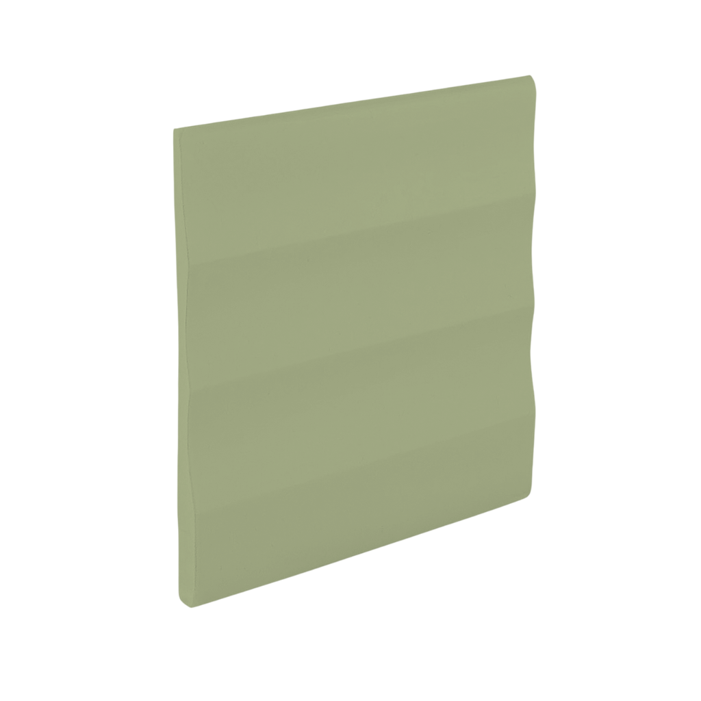 Roppe Pinnacle Plus Wall Base Impressions #50 Aged Fern 4" x 60' Roll by 3/16" Straight (Toeless)