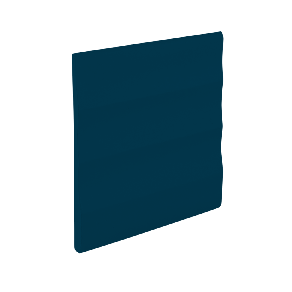 Roppe Pinnacle Plus Wall Base Impressions #50 Blue 4" x 60' Roll by 3/16" Straight (Toeless)