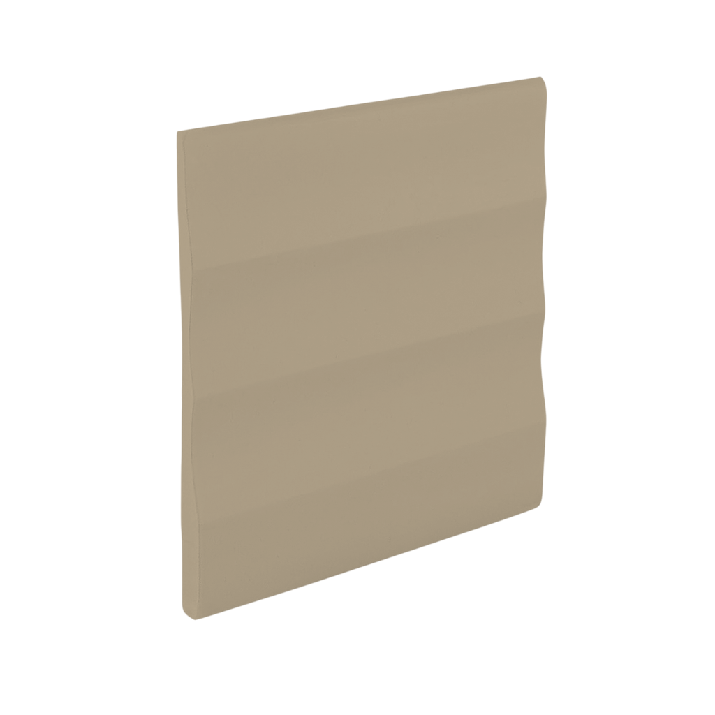 Roppe Pinnacle Plus Wall Base Impressions #50 Flax 4" x 60' Roll by 3/16" Straight (Toeless)