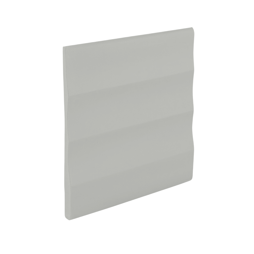 Roppe Pinnacle Plus Wall Base Impressions #50 Iceberg 4" x 60' Roll by 3/16" Straight (Toeless)