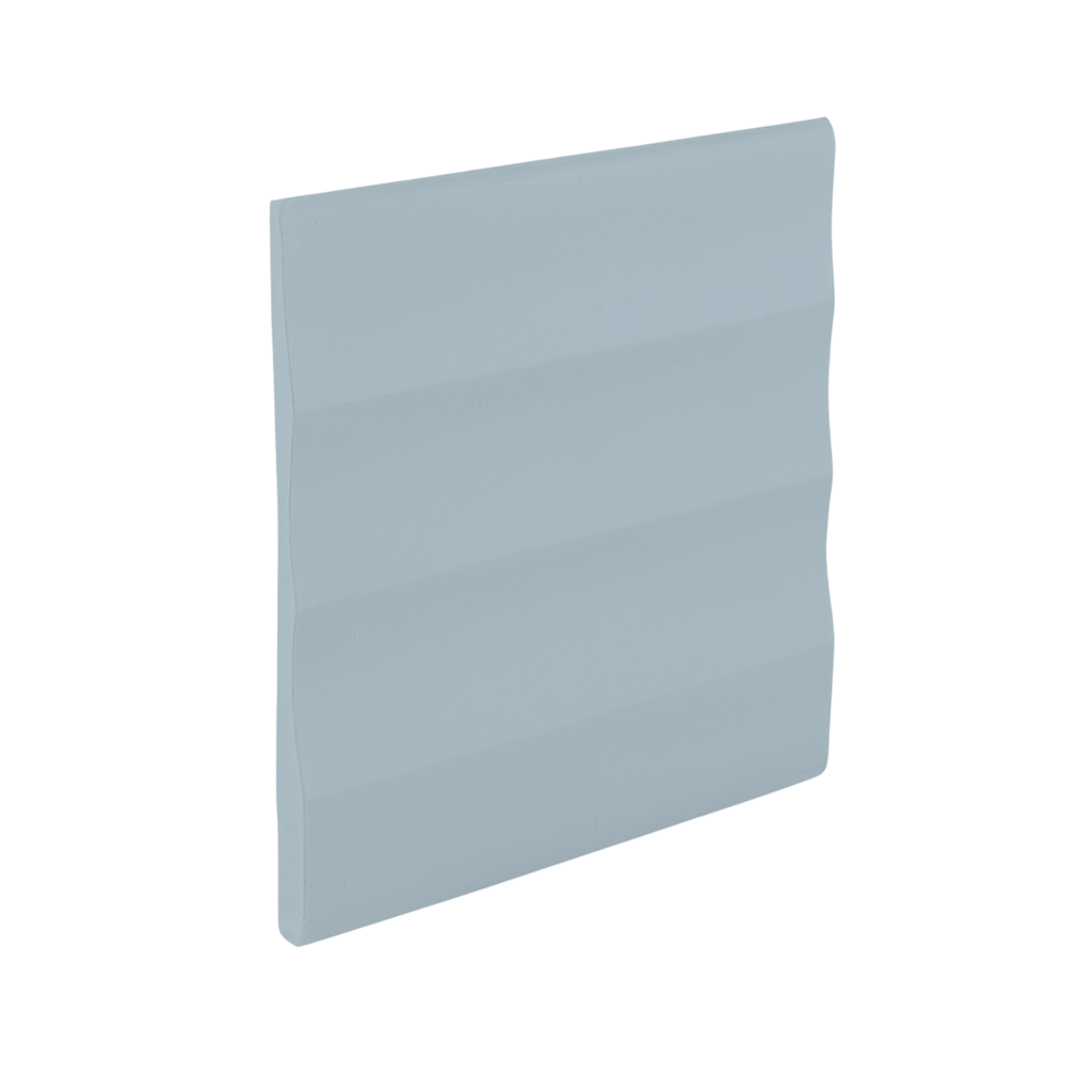 Roppe Pinnacle Plus Wall Base Impressions #50 Peaceful Blue 4" x 60' Roll by 3/16" Straight (Toeless)