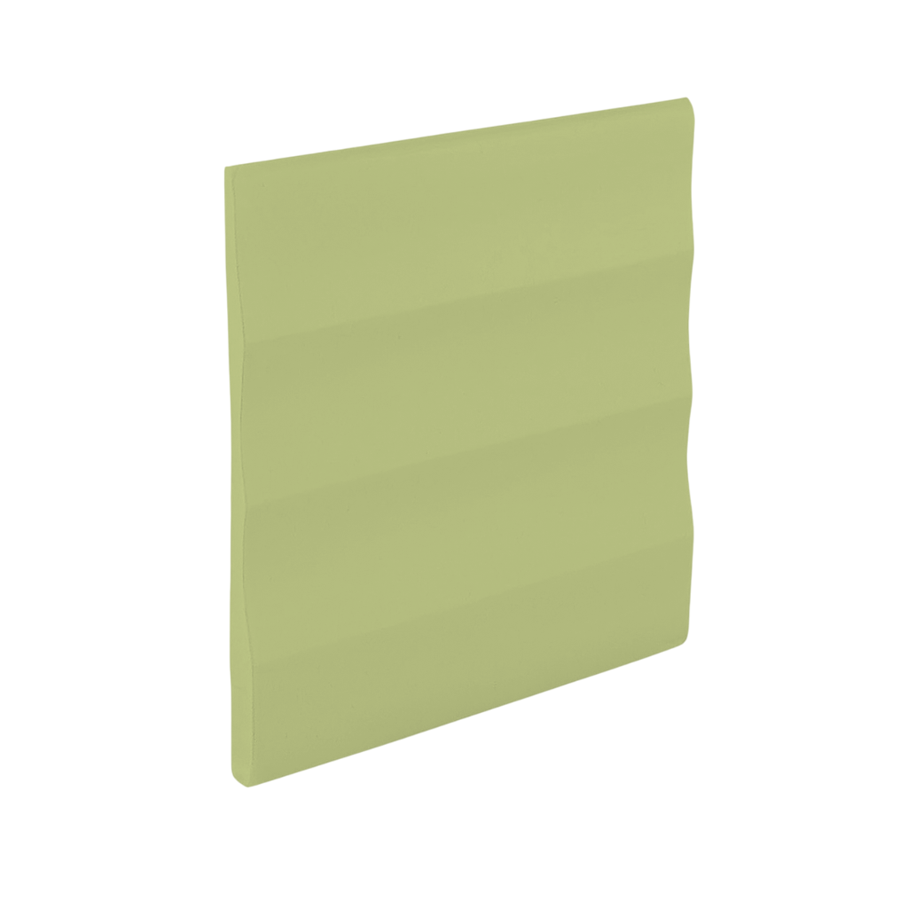 Roppe Pinnacle Plus Wall Base Impressions #50 Pear Green 4" x 60' Roll by 3/16" Straight (Toeless)
