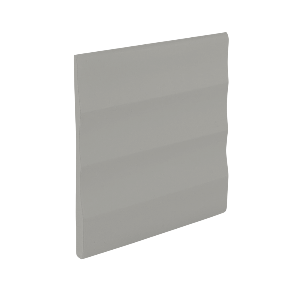 Roppe Pinnacle Plus Wall Base Impressions #50 Smoke 4" x 60' Roll by 3/16" Straight (Toeless)