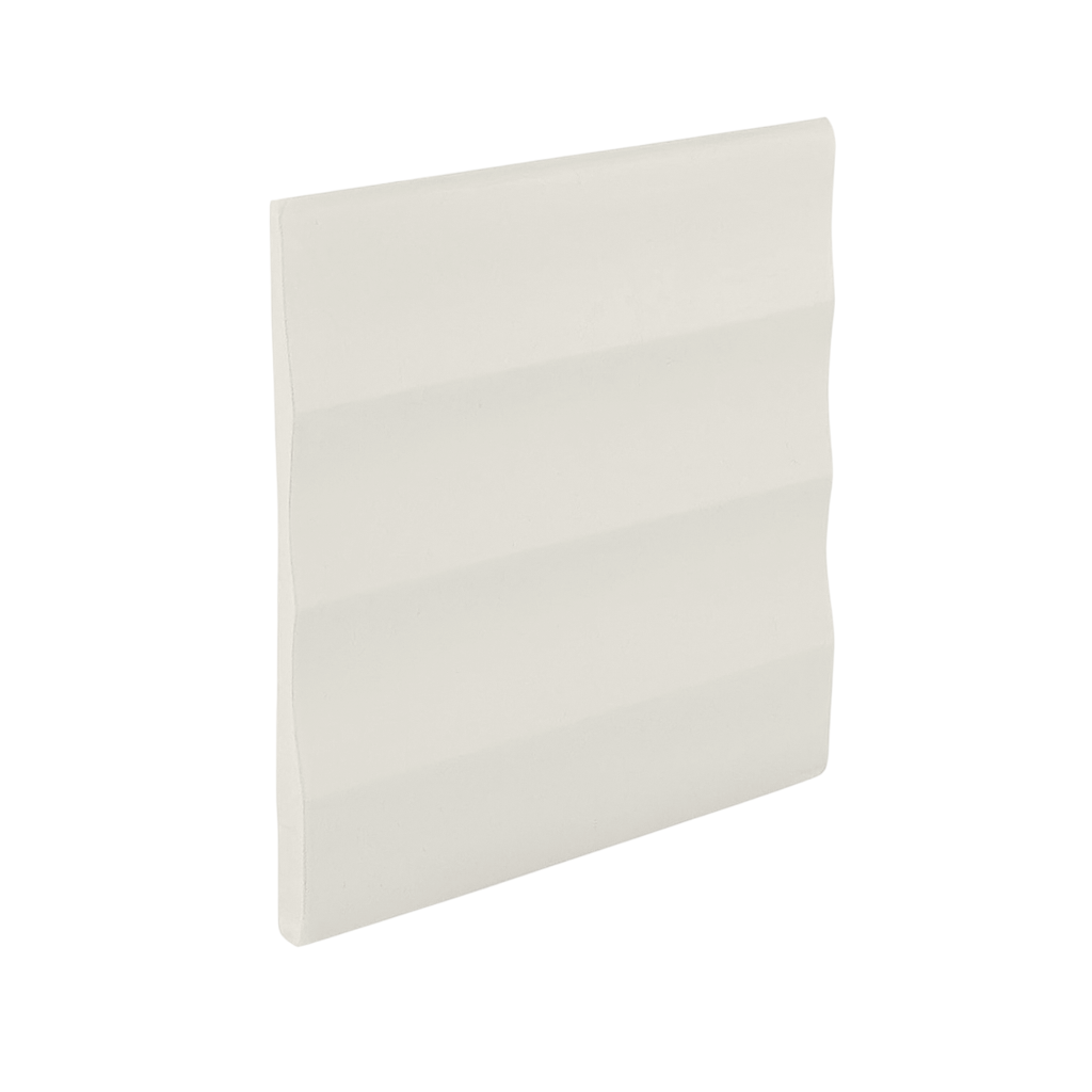 Roppe Pinnacle Plus Wall Base Impressions #50 Snow 4" x 60' Roll by 3/16" Straight (Toeless)