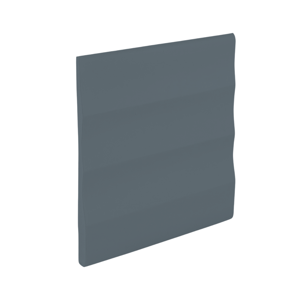 Roppe Pinnacle Plus Wall Base Impressions #50 Steel Blue 4" x 60' Roll by 3/16" Straight (Toeless)