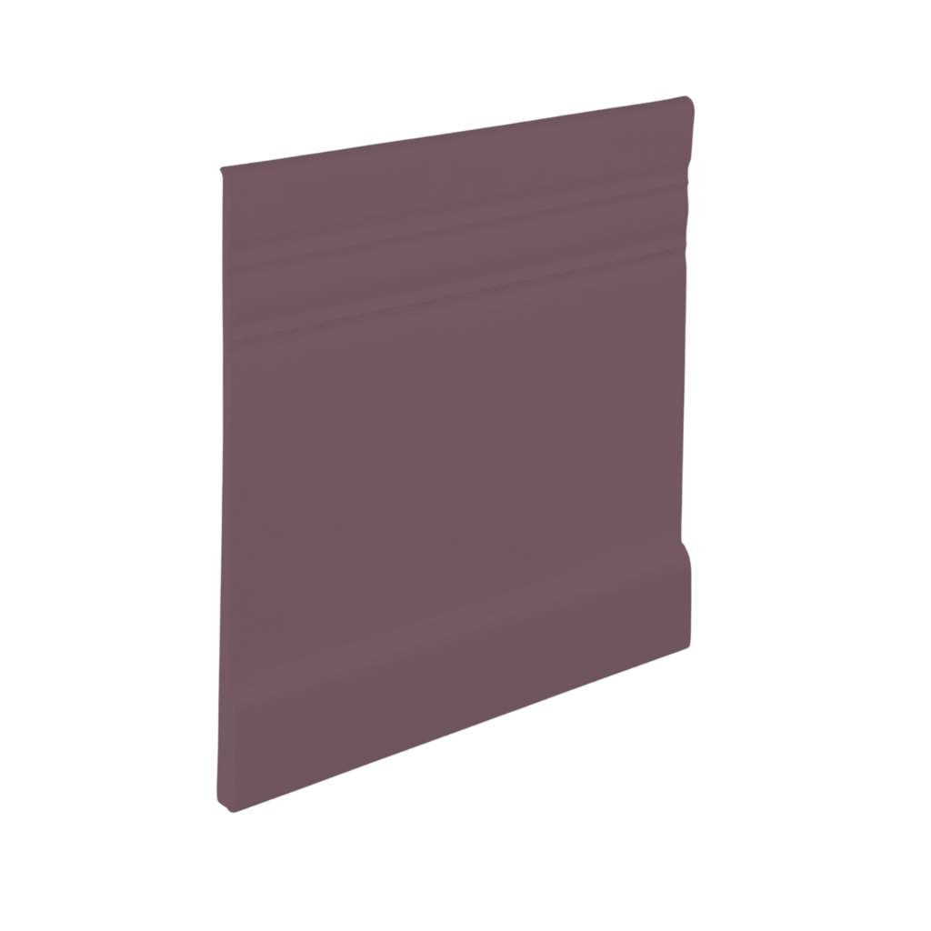 Roppe Pinnacle Plus Wall Base Impulse #15 Berry Ice 5 1/4" x 60' Roll by 3/16" Straight (Toeless)