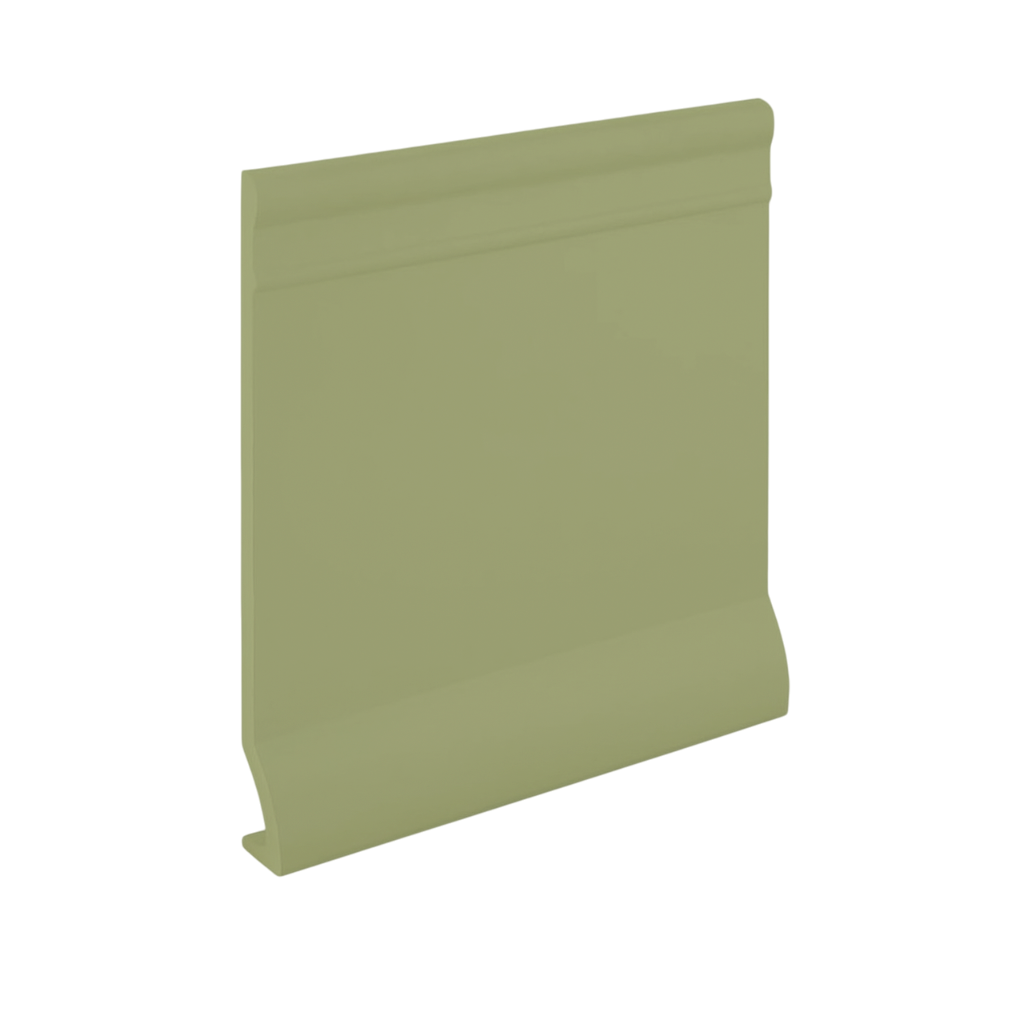 Roppe Pinnacle Plus Wall Base Intrigue #90 Aged Fern 4" x 60' Roll by 3/8" Cove (with Toe)
