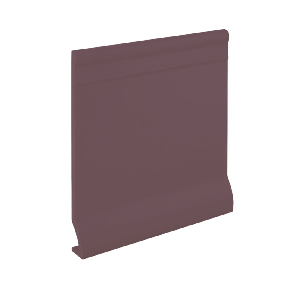 Roppe Pinnacle Plus Wall Base Intrigue #90 Berry Ice 4" x 60' Roll by 3/8" Cove (with Toe)
