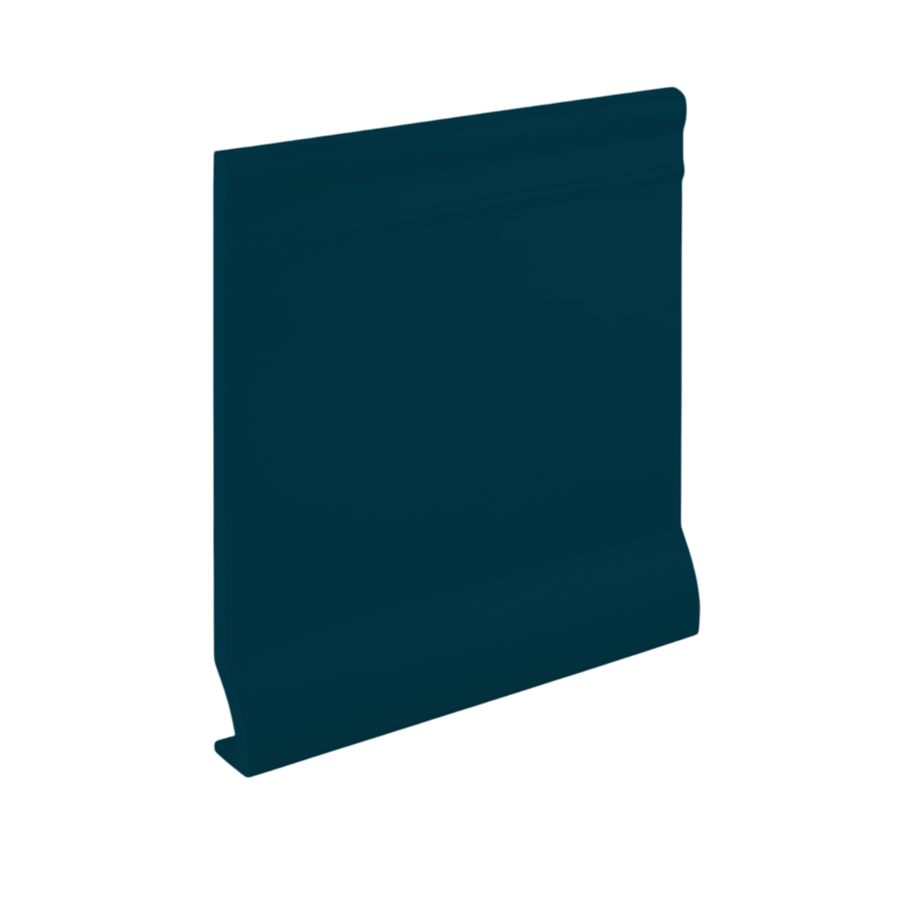 Roppe Pinnacle Plus Wall Base Intrigue #90 Blue 4" x 60' Roll by 3/8" Cove (with Toe)