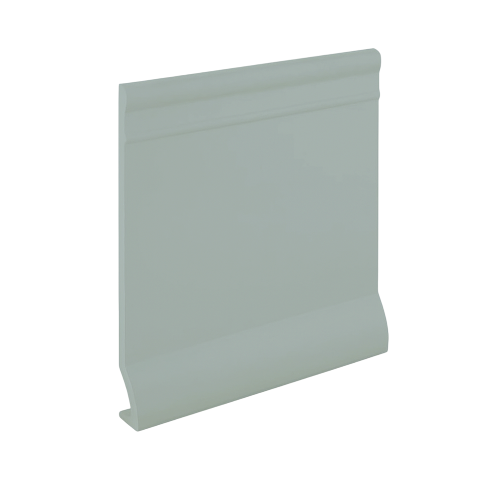 Roppe Pinnacle Plus Wall Base Intrigue #90 Peaceful Blue 4" x 60' Roll by 3/8" Cove (with Toe)