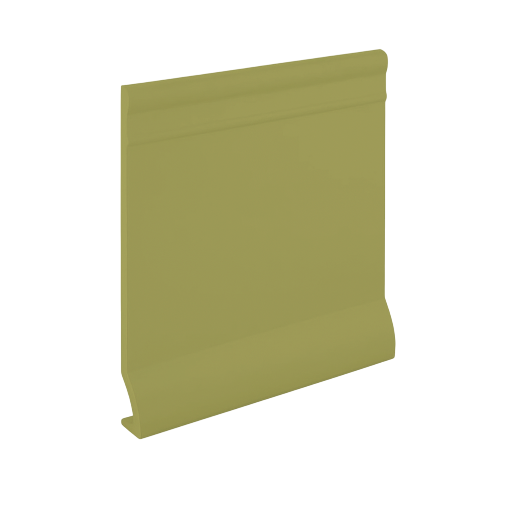 Roppe Pinnacle Plus Wall Base Intrigue #90 Spring Dill 4" x 60' Roll by 3/8" Cove (with Toe)