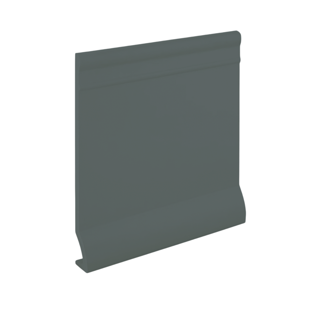 Roppe Pinnacle Plus Wall Base Intrigue #90 Steel Blue 4" x 60' Roll by 3/8" Cove (with Toe)