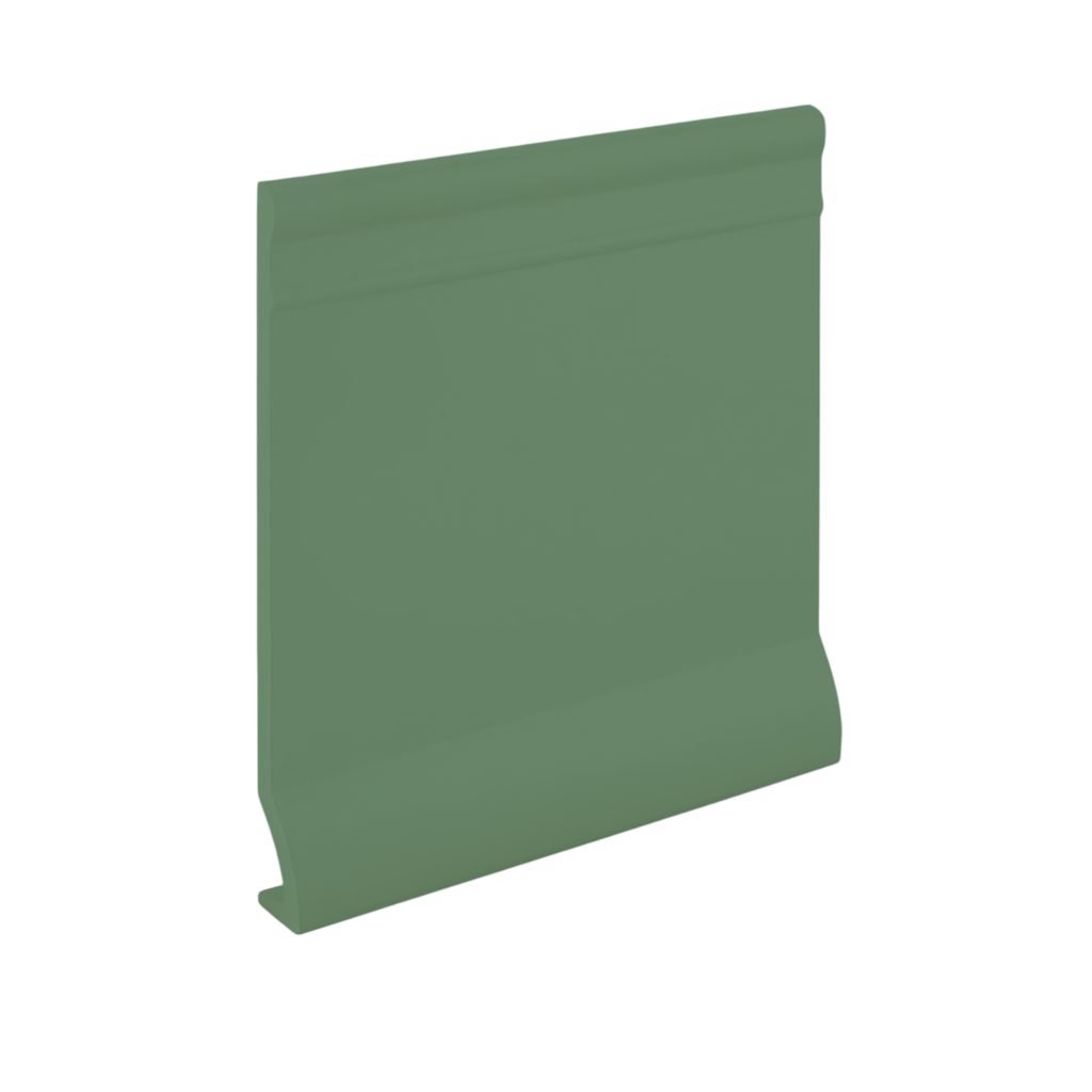 Roppe Pinnacle Plus Wall Base Intrigue #90 Sweet Basil 4" x 60' Roll by 3/8" Cove (with Toe)
