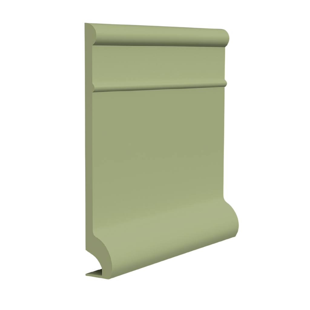 Roppe Pinnacle Plus Wall Base Invent #95 Aged Fern 5 1/2" x 60' Roll by 3/8" Cove (with Toe)