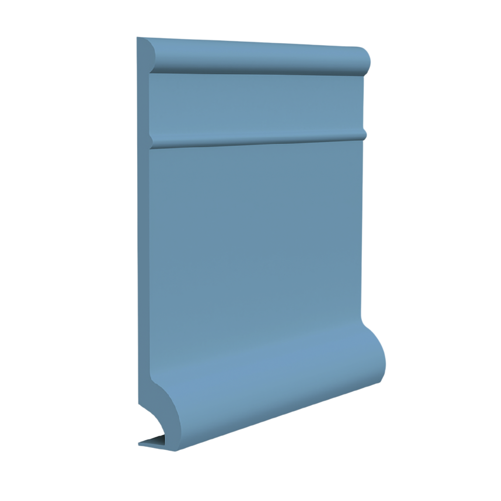 Roppe Pinnacle Plus Wall Base Invent #95 Bluebell 5 1/2" x 60' Roll by 3/8" Cove (with Toe)