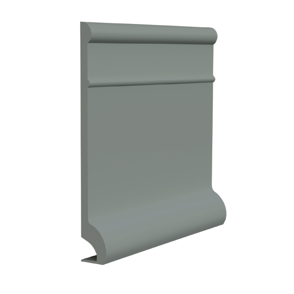 Roppe Pinnacle Plus Wall Base Invent #95 Cadet 5 1/2" x 60' Roll by 3/8" Cove (with Toe)
