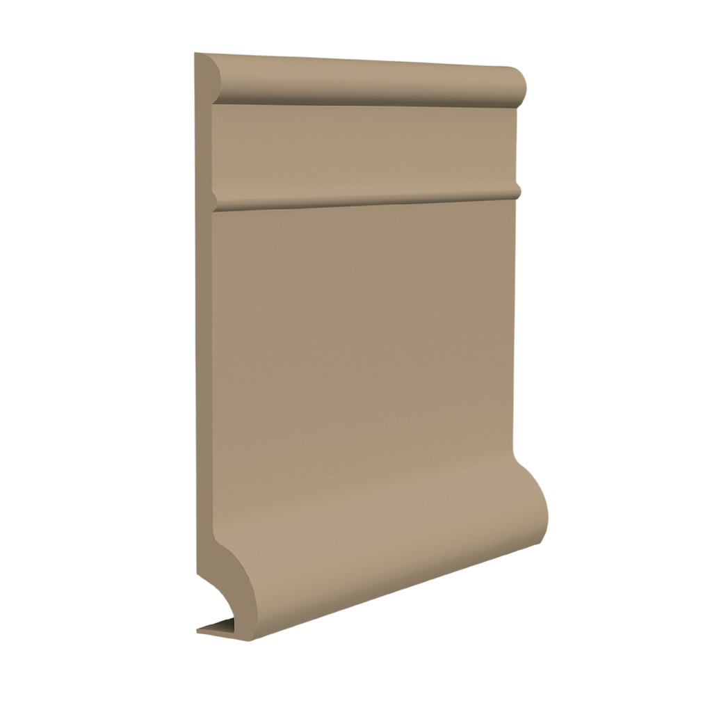 Roppe Pinnacle Plus Wall Base Invent #95 Camel 5 1/2" x 60' Roll by 3/8" Cove (with Toe)