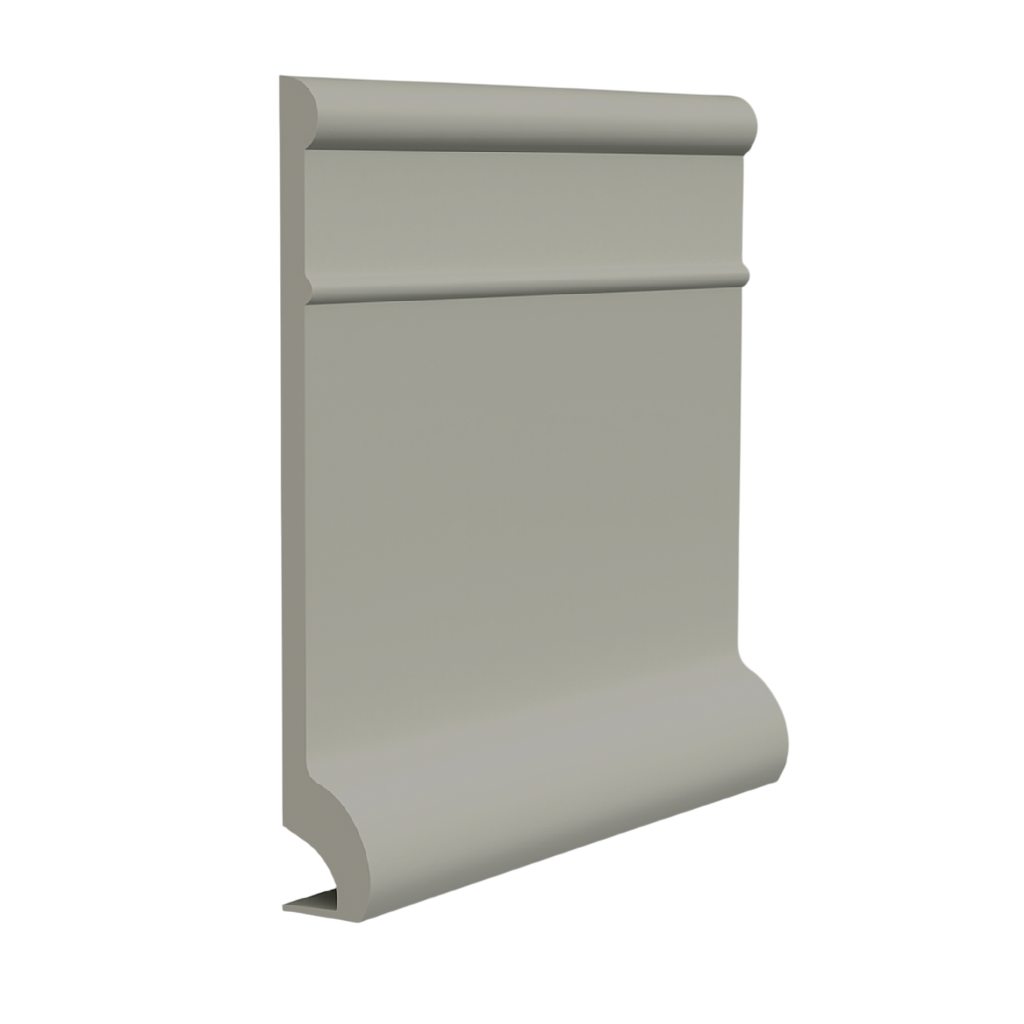 Roppe Pinnacle Plus Wall Base Invent #95 Smoke 5 1/2" x 60' Roll by 3/8" Cove (with Toe)