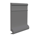 Roppe Pinnacle Plus Wall Base Invent #95 Steel Gray 5 1/2