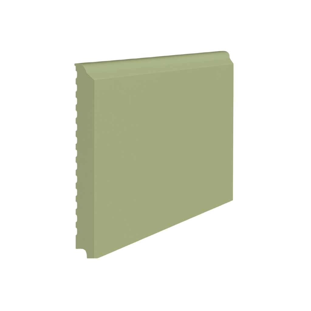 Roppe Pinnacle Plus Wall Base Level #75 Aged Fern 3" x 8' Pieces by 3/8" (48 ft./box) Straight (Toeless)