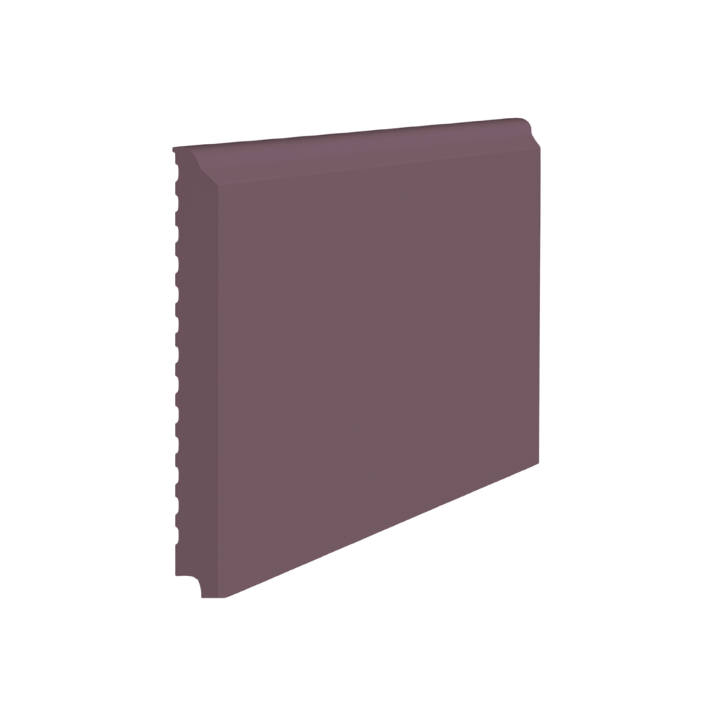 Roppe Pinnacle Plus Wall Base Level #75 Berry Ice 3" x 8' Pieces by 3/8" (48 ft./box) Straight (Toeless)