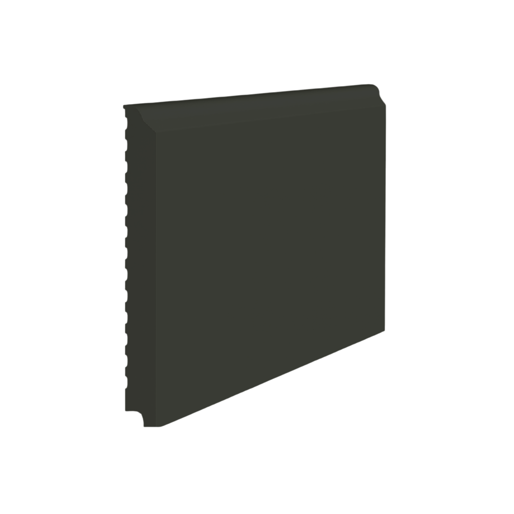 Roppe Pinnacle Plus Wall Base Level #75 Black Brown 3" x 8' Pieces by 3/8" (48 ft./box) Straight (Toeless)