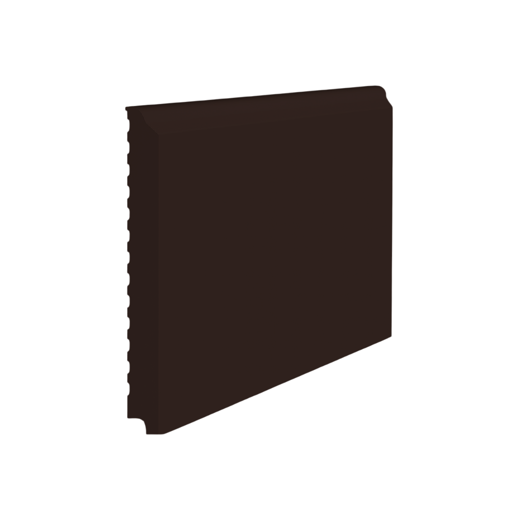Roppe Pinnacle Plus Wall Base Level #75 Brown 3" x 8' Pieces by 3/8" (48 ft./box) Straight (Toeless)