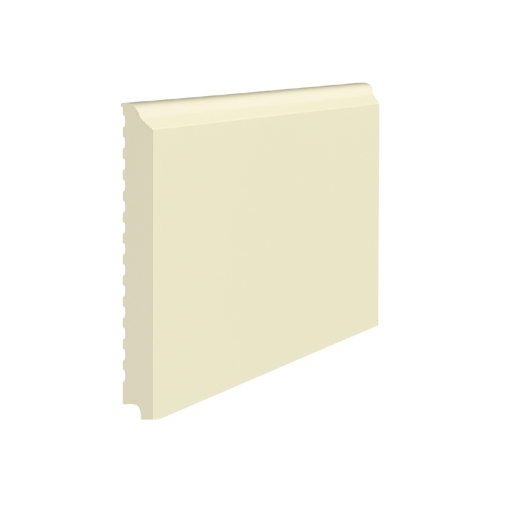 Roppe Pinnacle Plus Wall Base Level #75 White 3" x 8' Pieces by 3/8" (48 ft./box) Straight (Toeless)