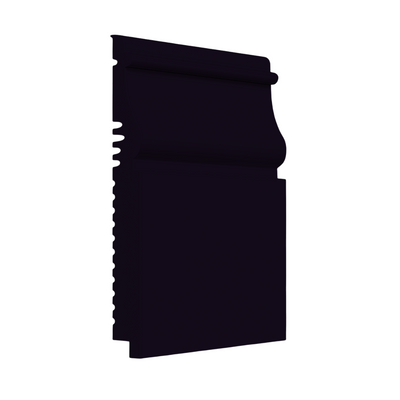 Roppe Pinnacle Plus Wall Base Nobility #55 Black 5 1/2" x 8' Pieces by 3/8" (48 ft./box) Straight (Toeless)
