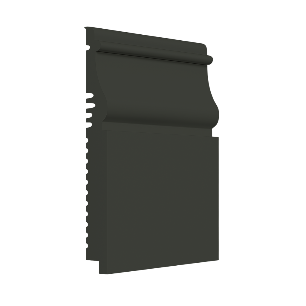 Roppe Pinnacle Plus Wall Base Nobility #55 Black Brown 5 1/2" x 8' Pieces by 3/8" (48 ft./box) Straight (Toeless)