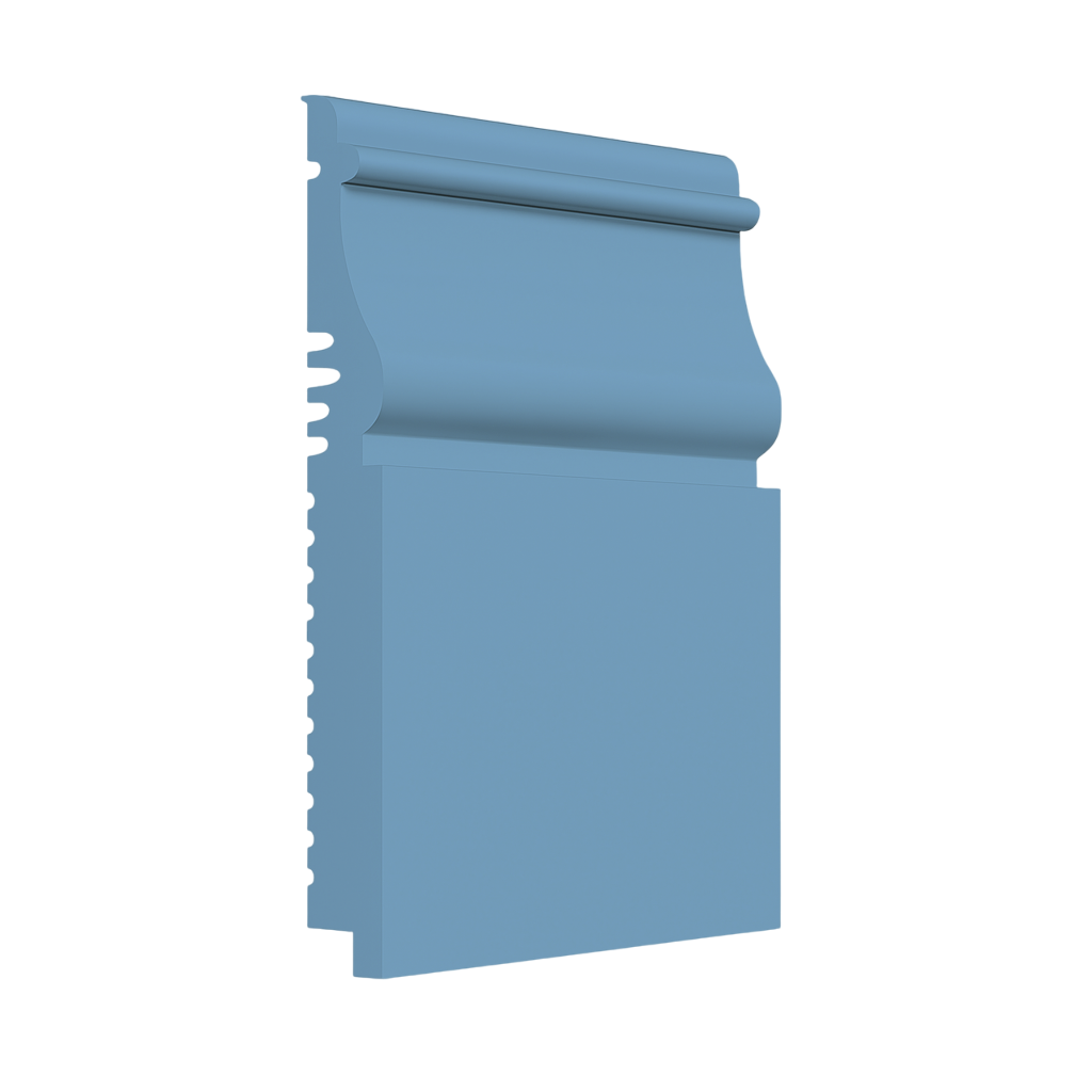 Roppe Pinnacle Plus Wall Base Nobility #55 Bluebell 5 1/2" x 8' Pieces by 3/8" (48 ft./box) Straight (Toeless)