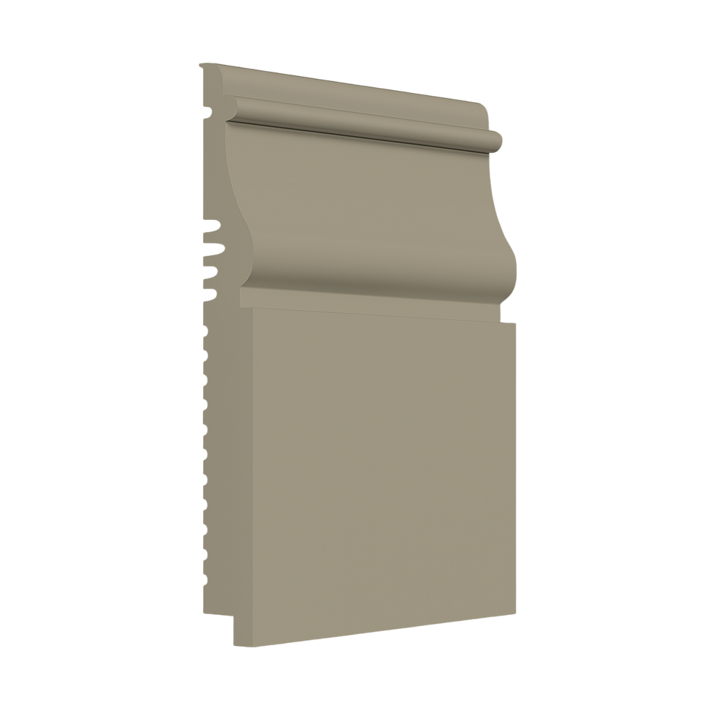 Roppe Pinnacle Plus Wall Base Nobility #55 Creekbed 5 1/2" x 8' Pieces by 3/8" (48 ft./box) Straight (Toeless)