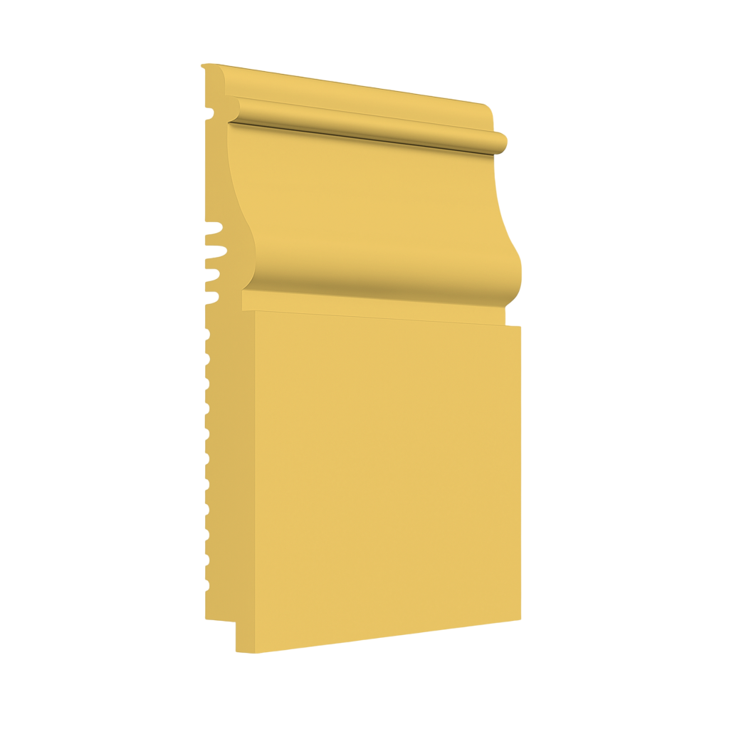 Roppe Pinnacle Plus Wall Base Nobility #55 Mimosa 5 1/2" x 8' Pieces by 3/8" (48 ft./box) Straight (Toeless)