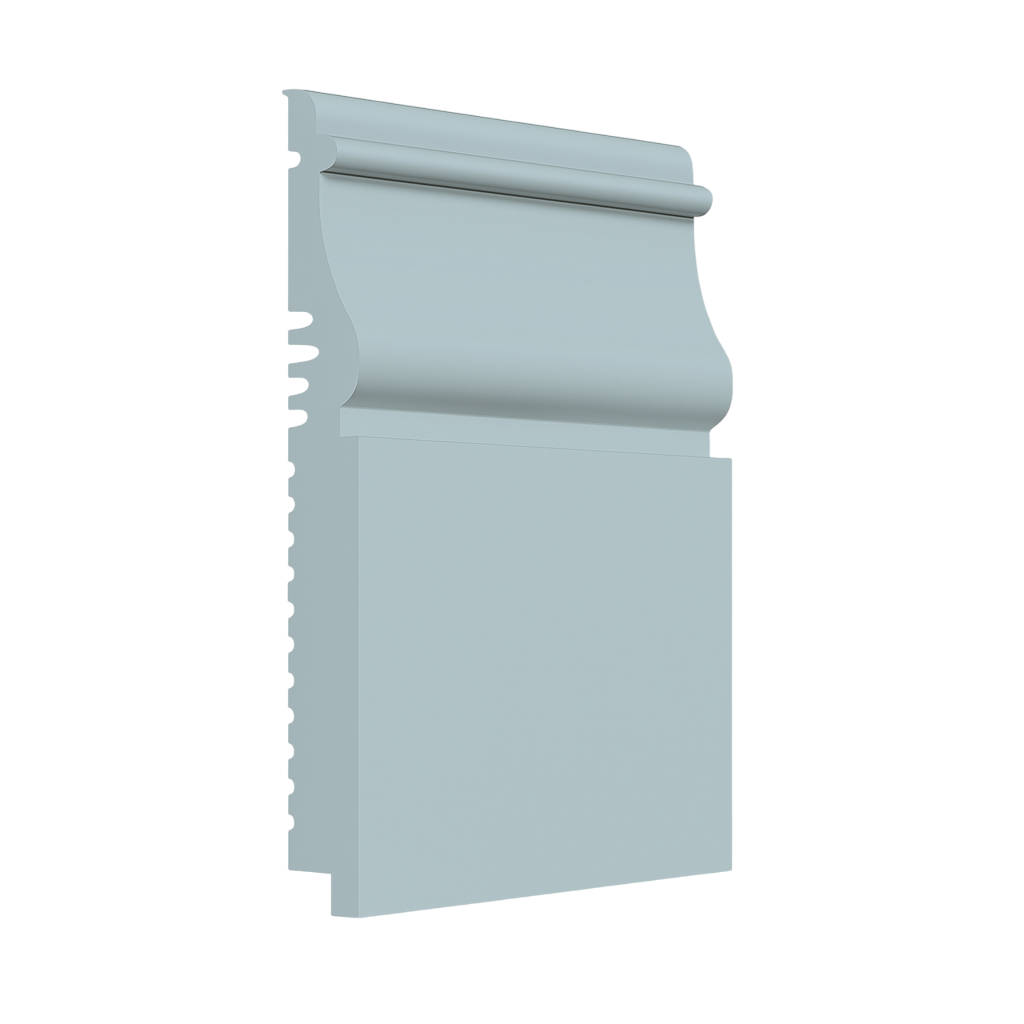 Roppe Pinnacle Plus Wall Base Nobility #55 Peaceful Blue 5 1/2" x 8' Pieces by 3/8" (48 ft./box) Straight (Toeless)