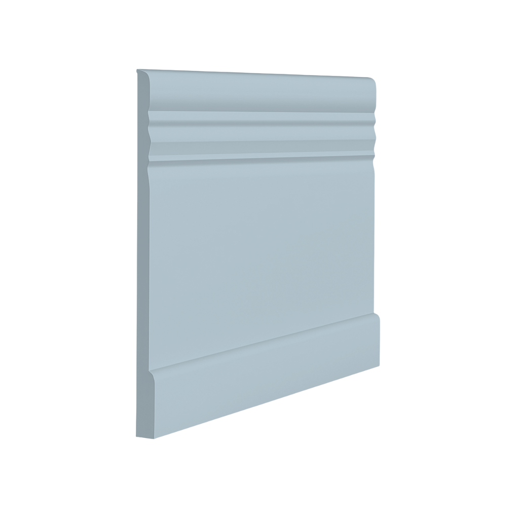 Roppe Pinnacle Plus Wall Base Serenity #10 Peaceful Blue 4" x 60' Roll by 3/16" Straight (Toeless)