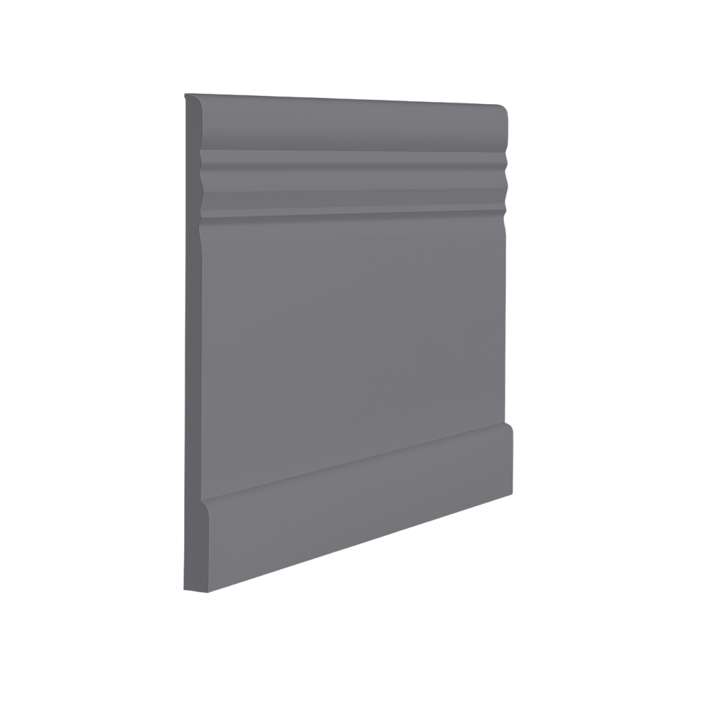 Roppe Pinnacle Plus Wall Base Serenity #10 Steel Gray 4" x 60' Roll by 3/16" Straight (Toeless)