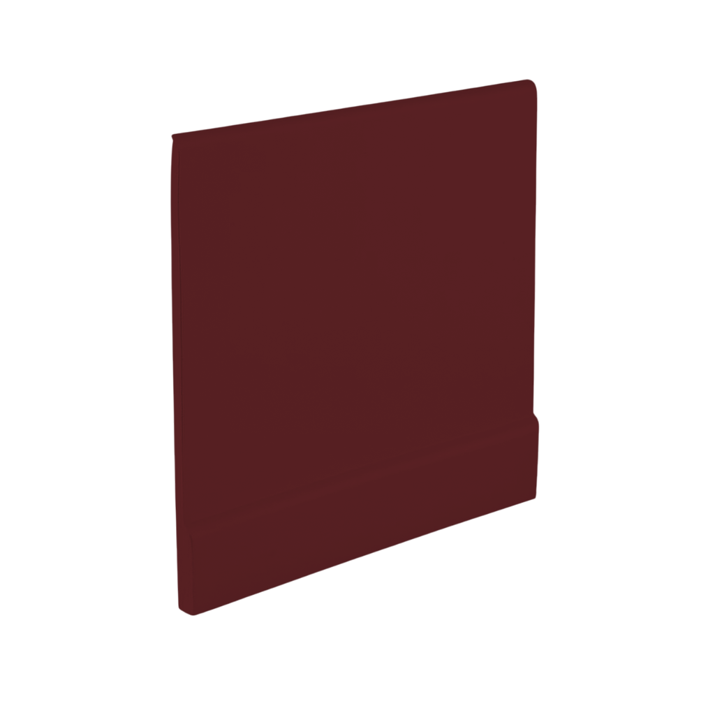 Roppe Pinnacle Plus Wall Base Simplicity #00 Cinnabar 4" x 60' Roll by 3/16" Straight (Toeless)