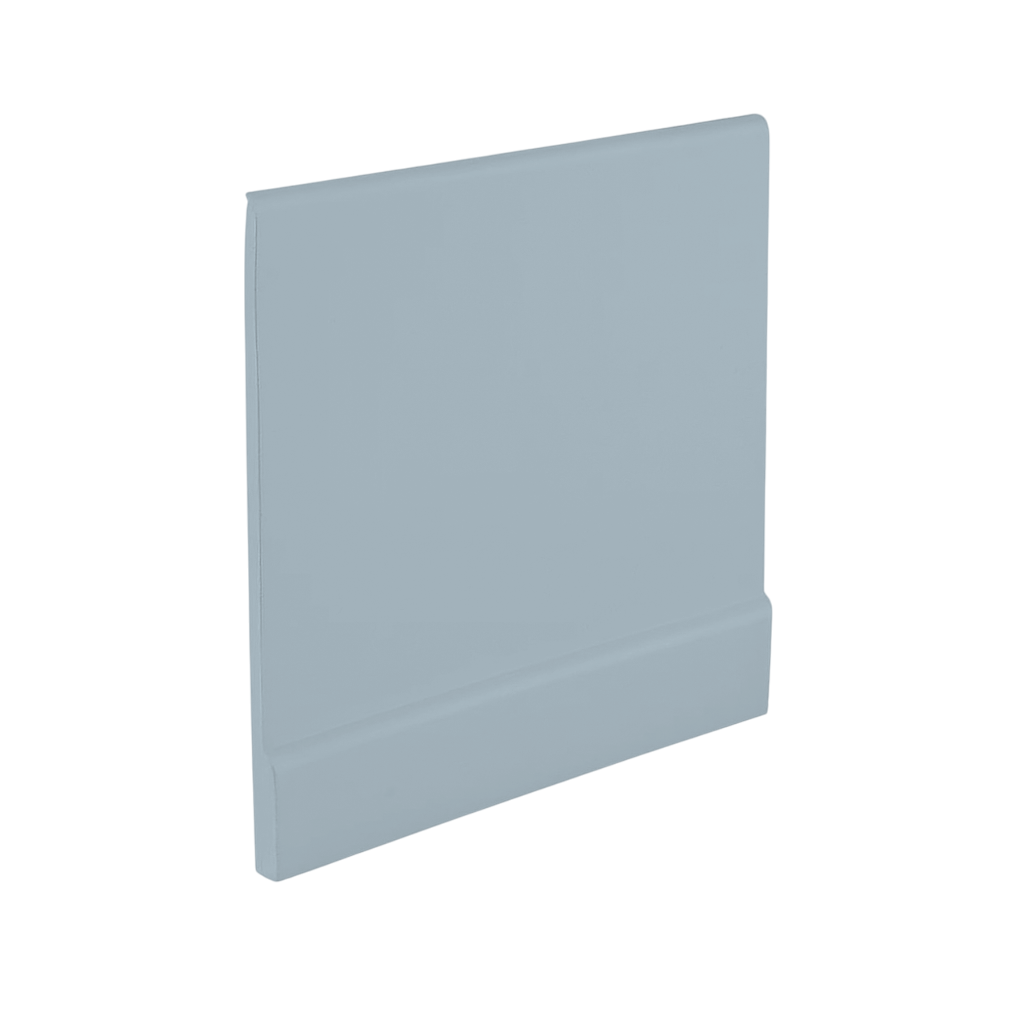 Roppe Pinnacle Plus Wall Base Simplicity #00 Peaceful Blue 4" x 60' Roll by 3/16" Straight (Toeless)