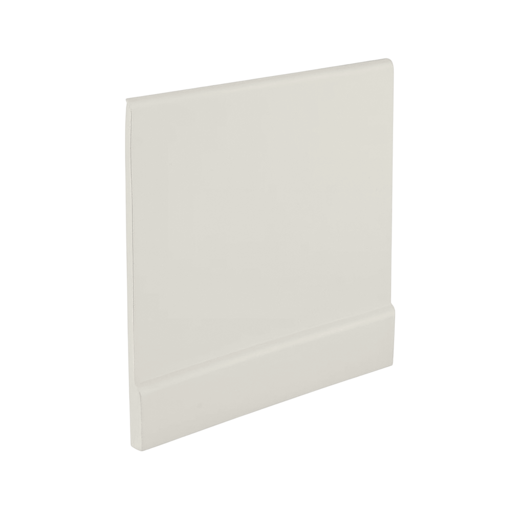 Roppe Pinnacle Plus Wall Base Simplicity #00 Snow 4" x 60' Roll by 3/16" Straight (Toeless)