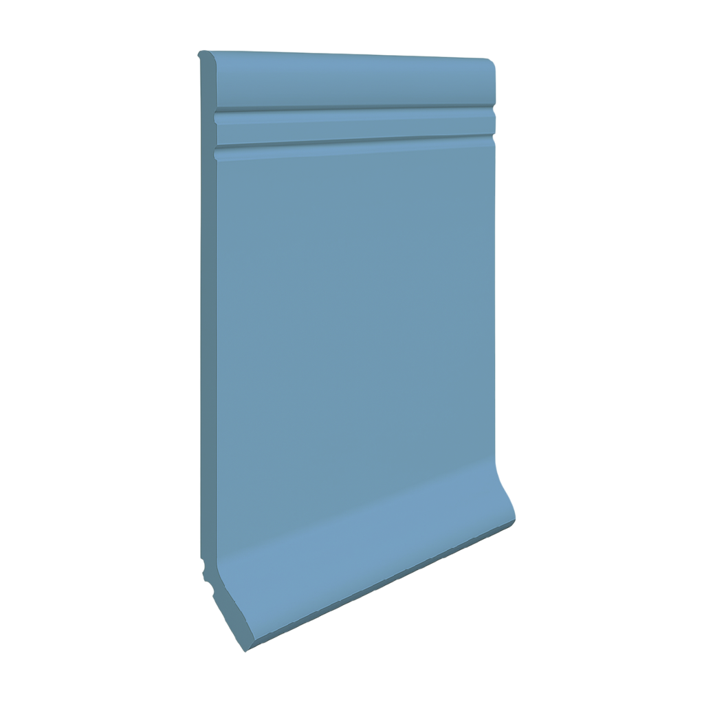 Roppe Pinnacle Plus Wall Base Sketch #30 Bluebell 4" x 120' Roll by 1/8" Cove (with Toe)