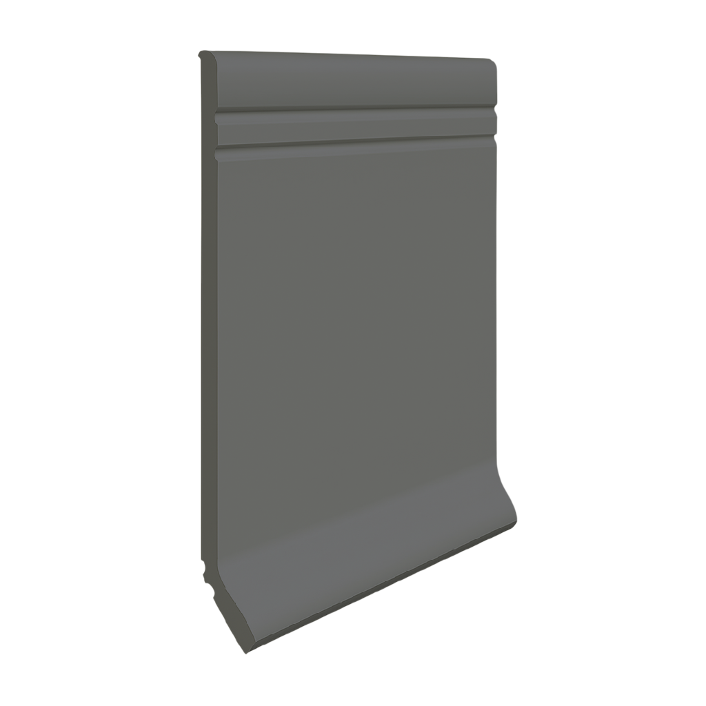 Roppe Pinnacle Plus Wall Base Sketch #30 Charcoal 4" x 120' Roll by 1/8" Cove (with Toe)