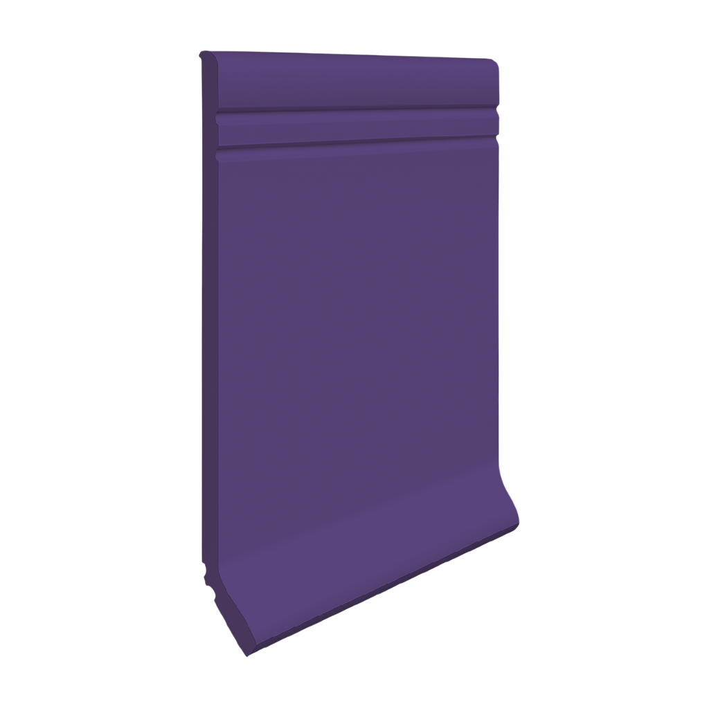 Roppe Pinnacle Plus Wall Base Sketch #30 Grape 4" x 120' Roll by 1/8" Cove (with Toe)